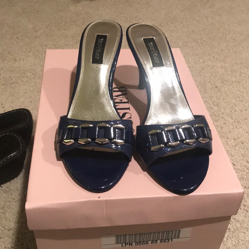 Royal blue heels